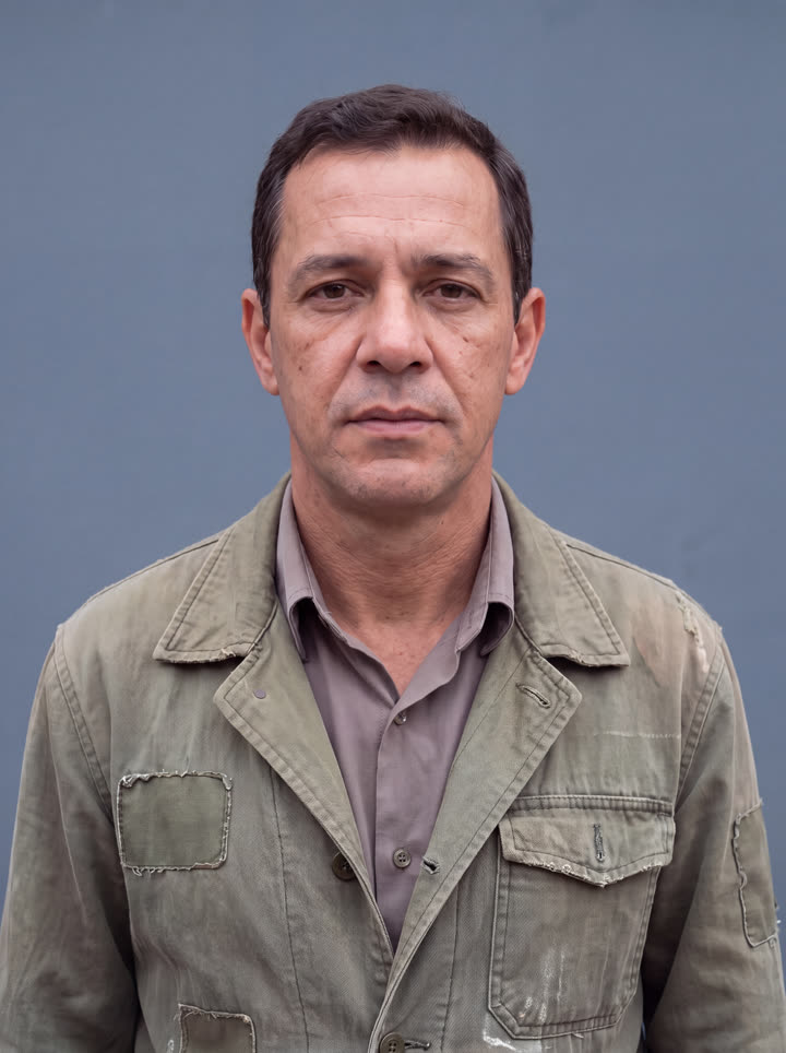 o homem, front